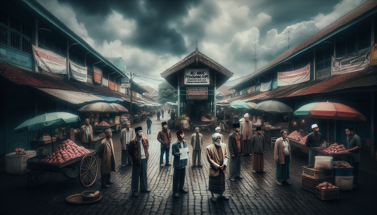 alt_text: Aksi mogok pedagang daging sapi Jabodetabek terkait kenaikan harga dan distribusi.