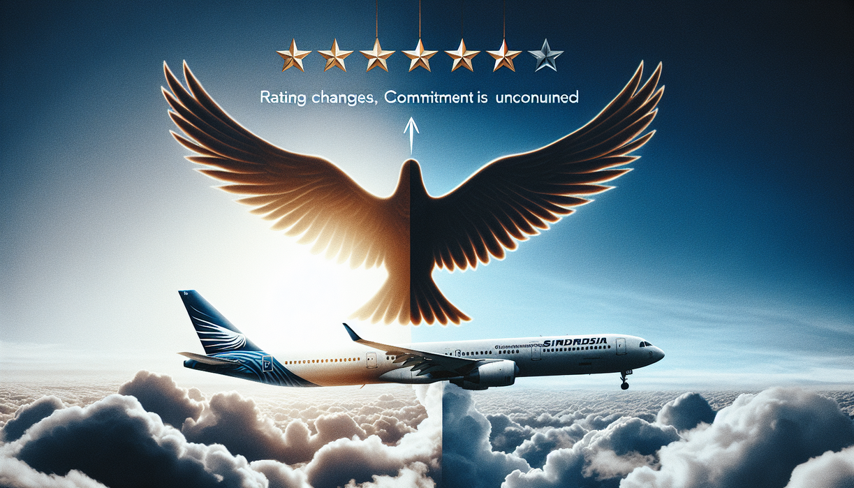 alt_text: Garuda Indonesia tetap fokus pada kualitas layanan meski rating bergejolak.