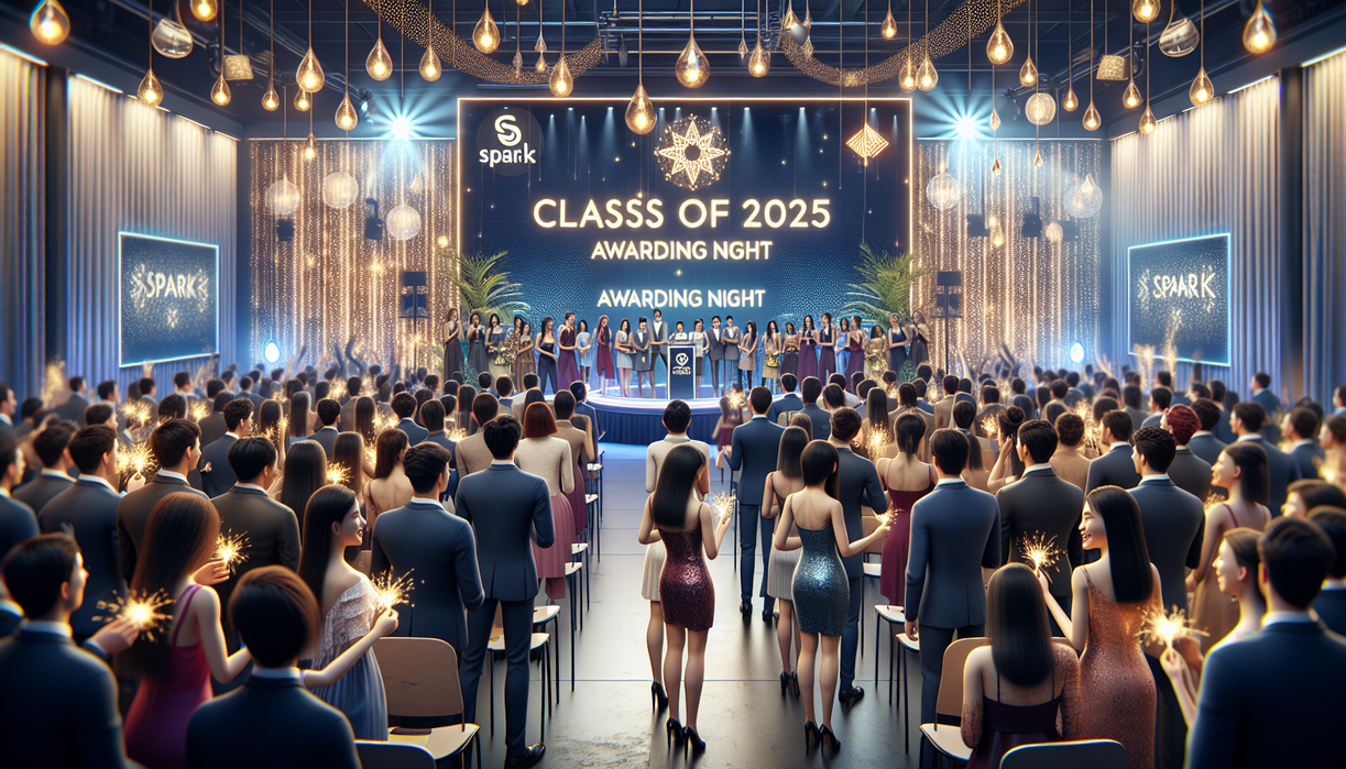 alt_text: SPARK Awarding Night: Penghargaan untuk inovasi pendidikan keuangan di era digital.