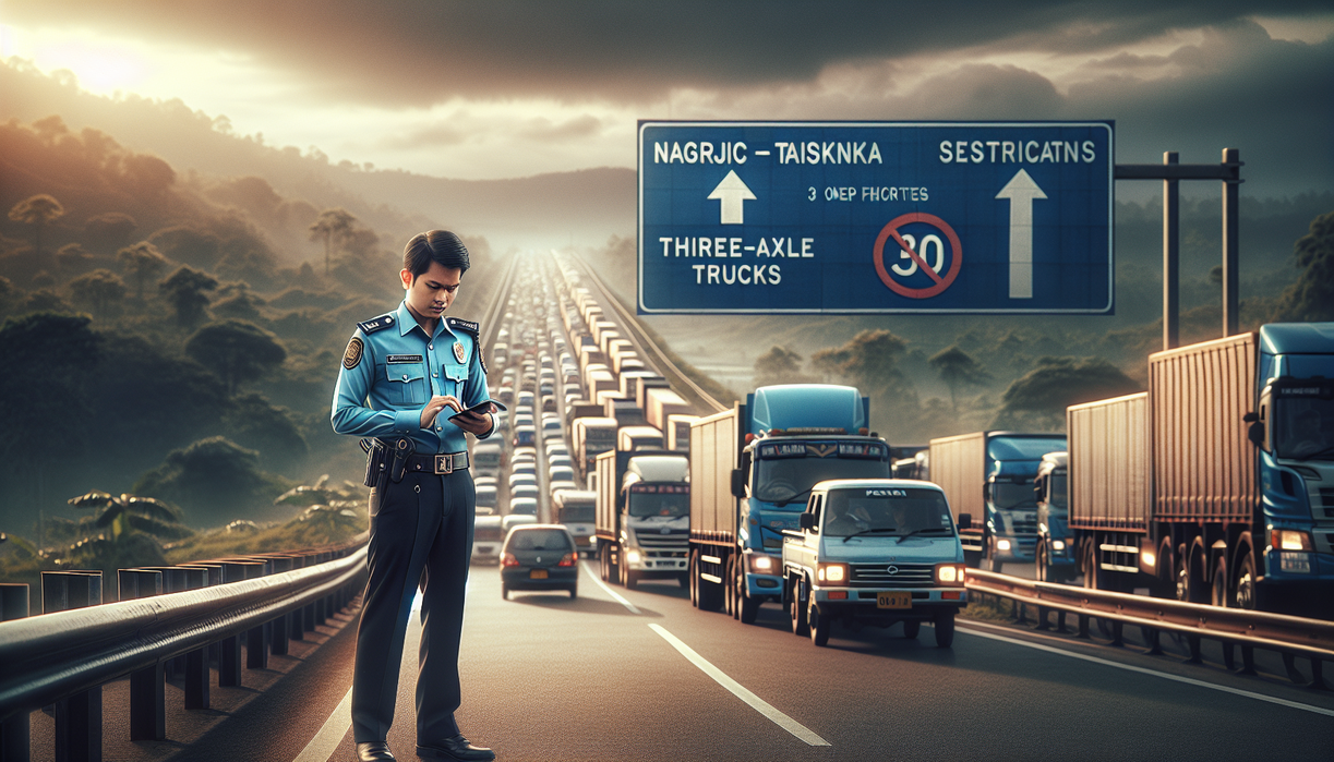 "alt_text": "Rekayasa lalu lintas jalur Nagreg untuk mudik Lebaran dengan strategi satu arah."