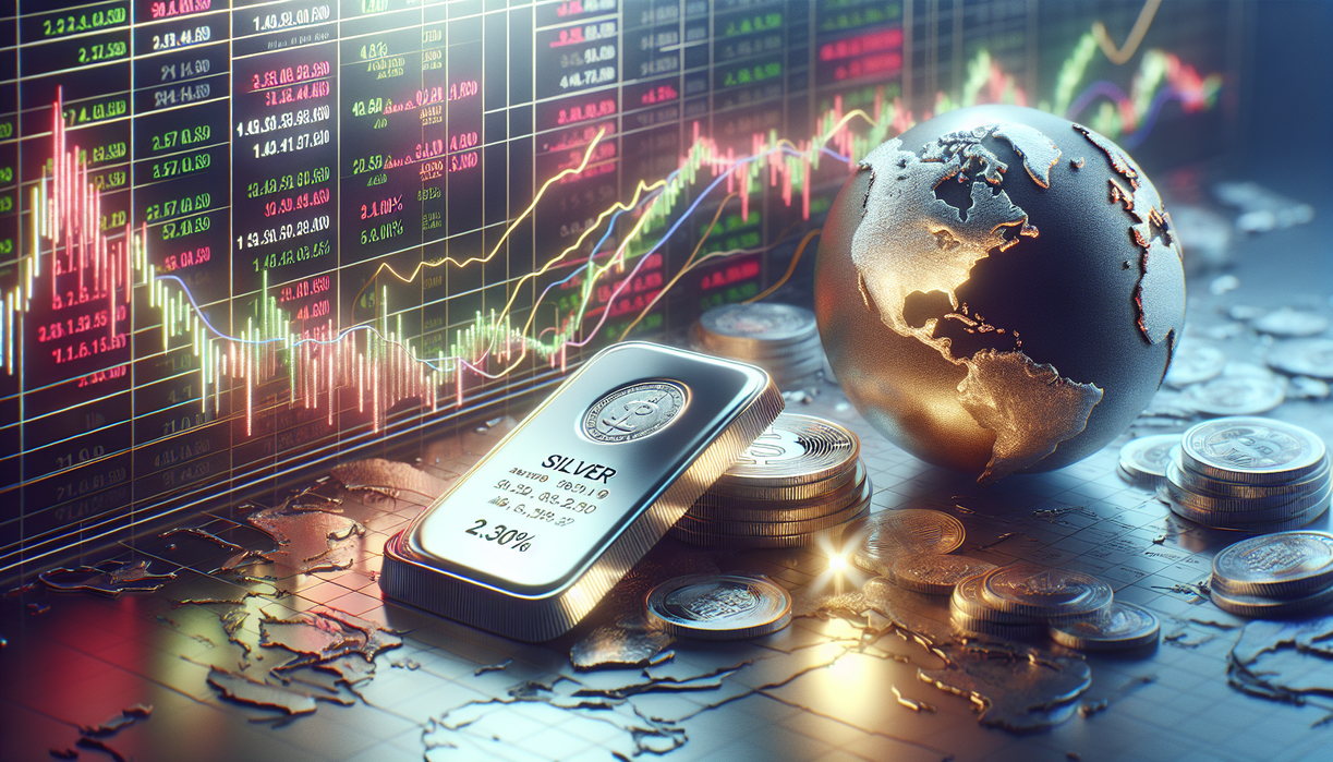 alt_text: Harga perak naik kembali meski ada ketidakstabilan ekonomi global.