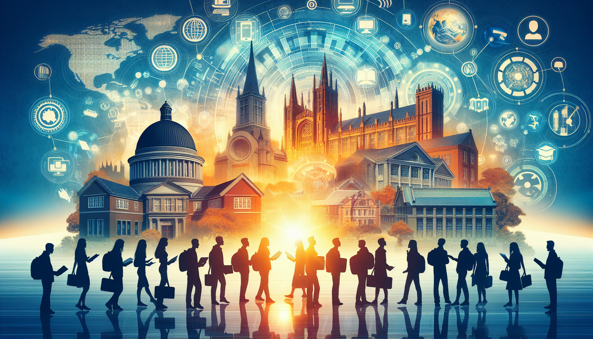 "alt_text": "Mahasiswa berjalan menuju universitas dengan visi perubahan, bukan sekadar administratif."