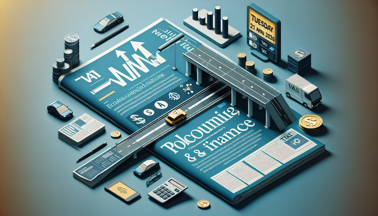 alt_text: Ilustrasi peringkat bisnis teratas: pajak, tol, dan arah baru ekonomi global.