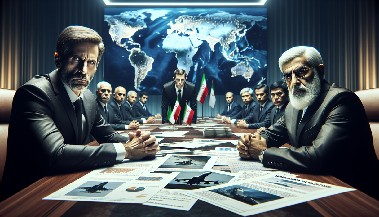 alt_text: Trump berbicara tentang tantangan global dalam menjual secara online di Iran.