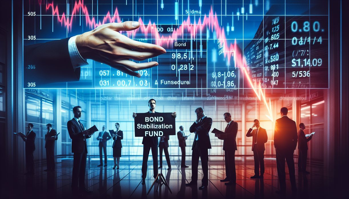 alt_text: Ilustrasi "Bond Stabilization Fund" sebagai benteng menjaga stabilitas nilai Rupiah.
