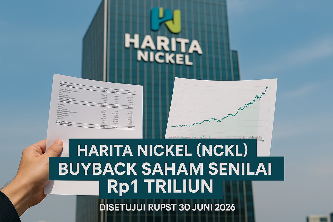 alt_text: NCKL lakukan buyback Rp1 T; analisis strategi dan sinyal aksi korporasi di balik langkah ini.