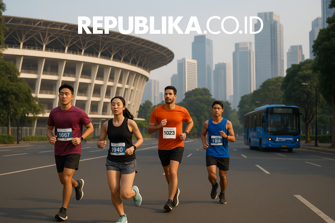 alt_text: Layanan Transjakarta beroperasi dengan penyesuaian saat area GBK ditutup untuk publik.