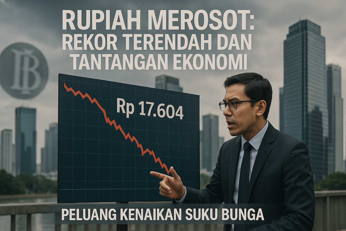 alt_text: "Rupiah melemah, pembahasan tentang Bond Stabilization Fund jadi solusi stabilisasi ekonomi."