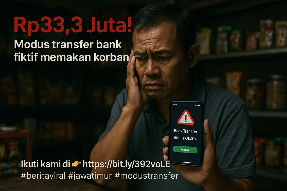 "alt_text": "Hati-hati dengan transfer palsu di bank digital, waspada penipuan era modern."