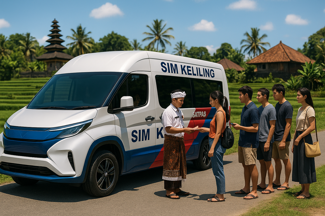 "Lokasi SIM Keliling Bali terkini: rute, tips berkendara, dan trik perpanjangan SIM."