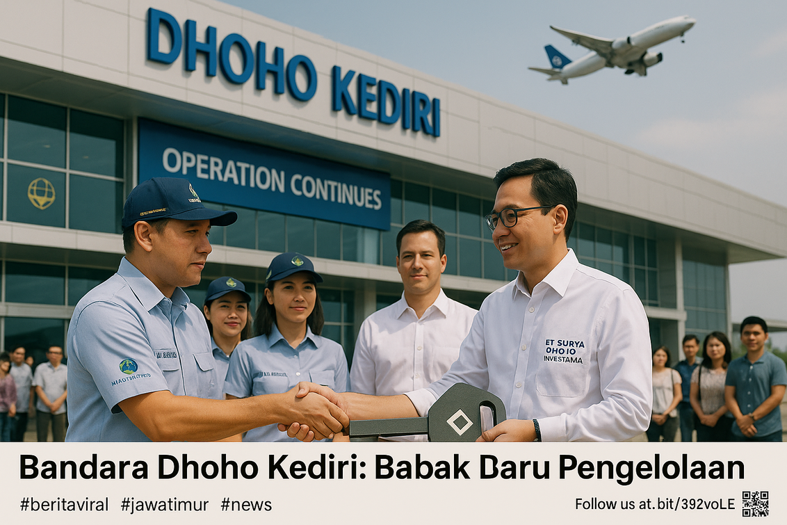 "Bandara Dhoho Kediri: Inovasi dalam pengelolaan penerbangan membuka era baru."