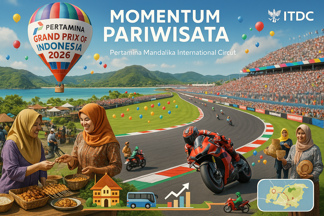 "MotoGP Mandalika: Destinasi wisata dan pendorong ekonomi baru Indonesia."