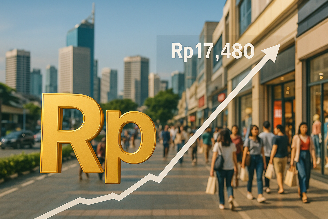 Rupiah menguat, sentimen positif menantang dominasi dolar AS.