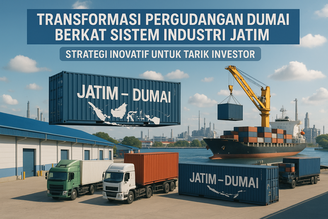 Peningkatan gudang Dumai dengan teknologi industri Jatim, efisiensi dan modernisasi optimal.