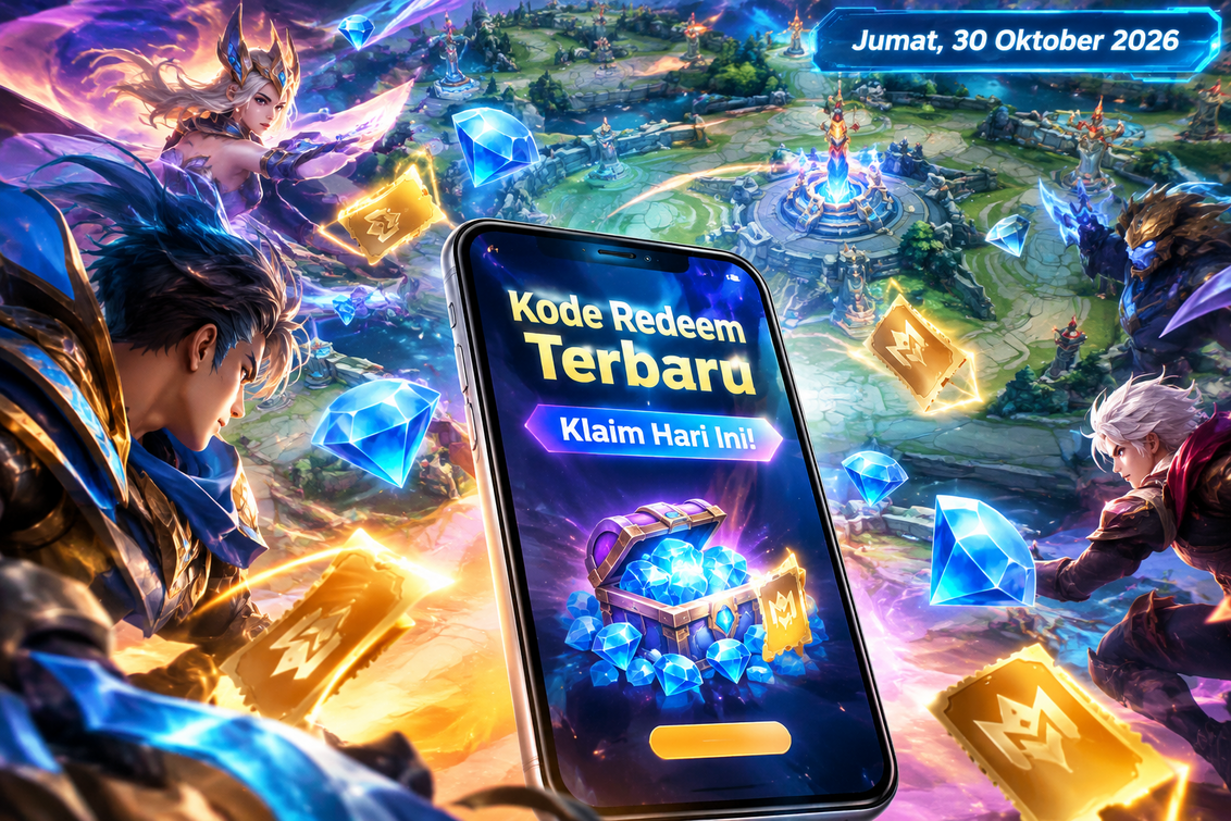 Kode redeem terkini untuk Mobile Legends, berlaku hingga 30 Oktober 2026. Dapatkan hadiah spesial!