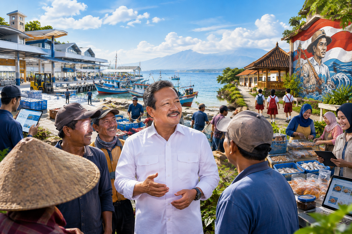 "Kolaborasi inovatif untuk kemajuan ekonomi Kampung Nelayan Jember."