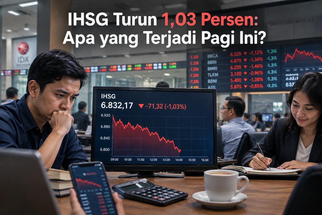 IHSG melemah pagi ini, pertanda koreksi sehat atau ada faktor lain? Simak analisis lengkapnya.