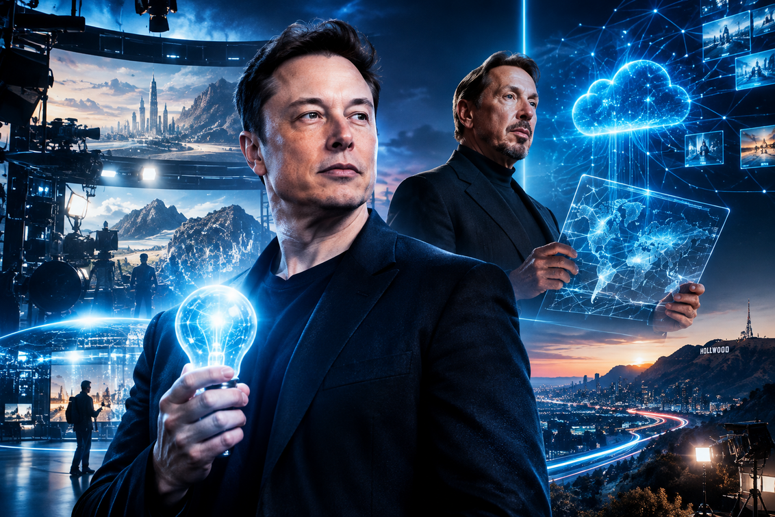 Manuver Skydance-Elon Musk: Strategi baru dibalik layar, pengaruh kuat Larry Ellison.